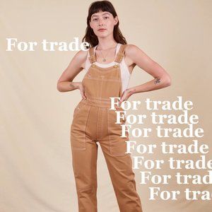 FOR TRADE: Big Bud Press Original Overalls Tan Size Medium Exchange for Small